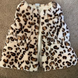 Little Me 12 month leopard print vest